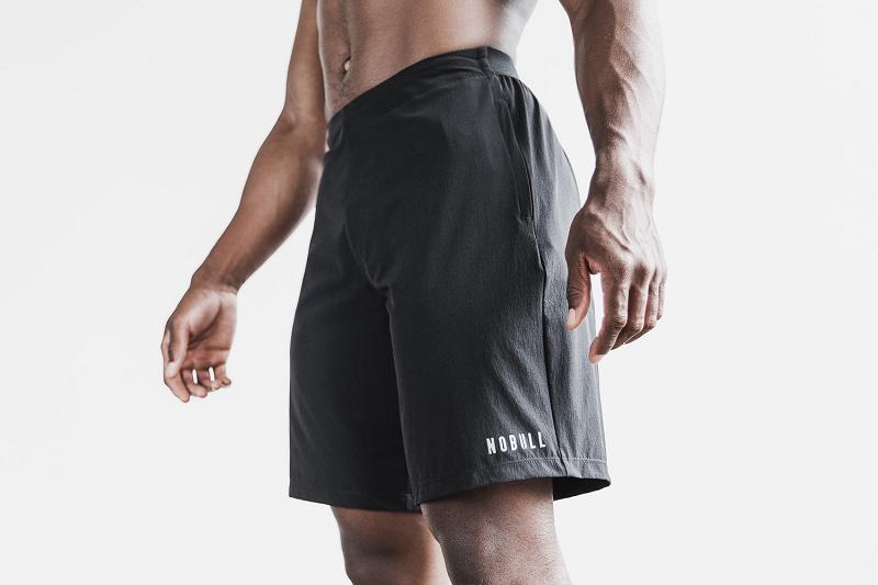 Black Nobull Stretch Woven Short 9